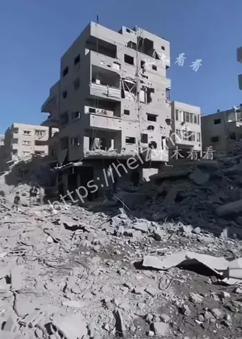 加沙城中心空袭时间线